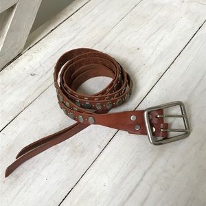 Calleen Cordero Leather belt with Studs